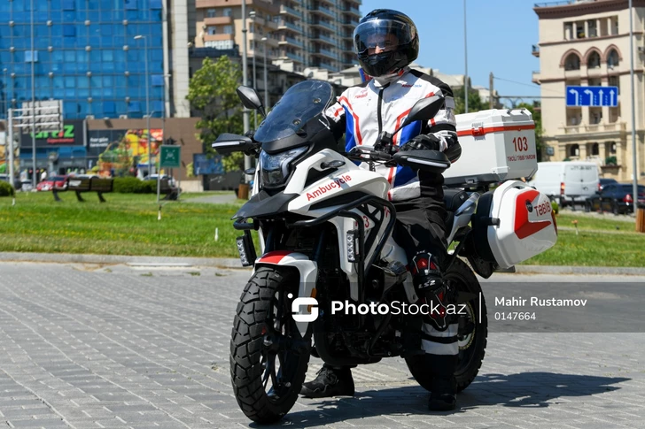 Media.az - Новости Азербайджана - Ambucycle: в Азербайджане впервые запустят мотоциклы скорой помощи