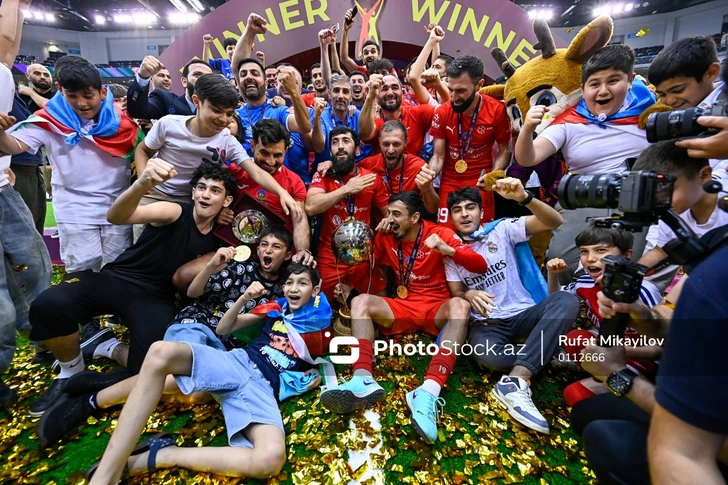 Media.az - Новости Азербайджана - В Баку прошла церемония награждения чемпионата мира по мини-футболу