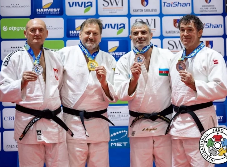 Азербайджанские дзюдоисты завоевали 11 медалей на чемпионате мира среди ветеранов