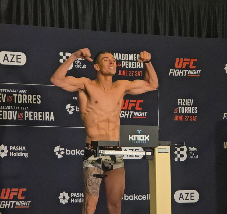 Media.az - Новости Азербайджана - Перед UFC Fight Night Baku состоялась официальная церемония взвешивания