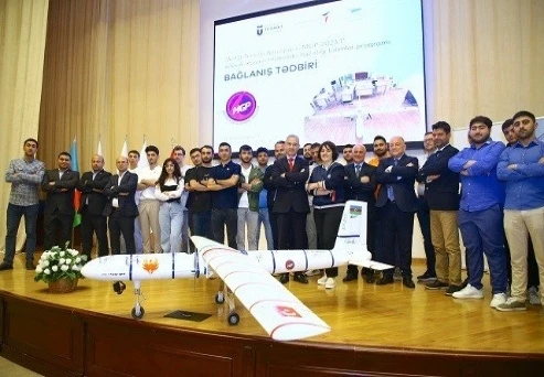 Разработанный азербайджанскими студентами БПЛА совершил свой первый полет