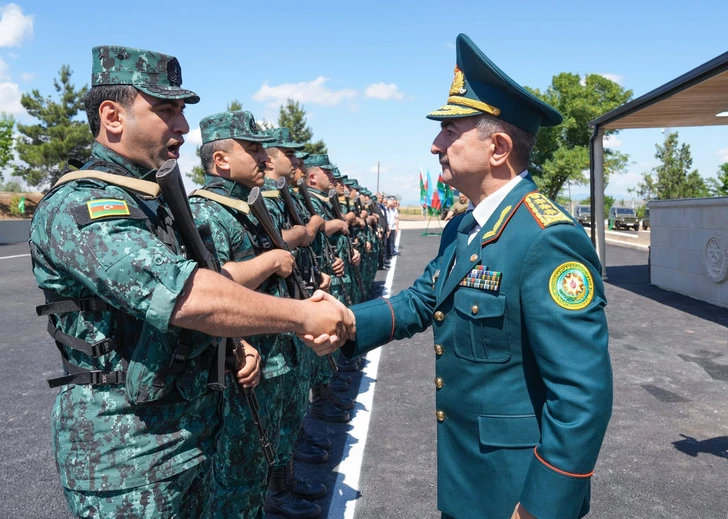 Media.az - Новости Азербайджана - Открылась служба пограничной комендатуры «Самур»