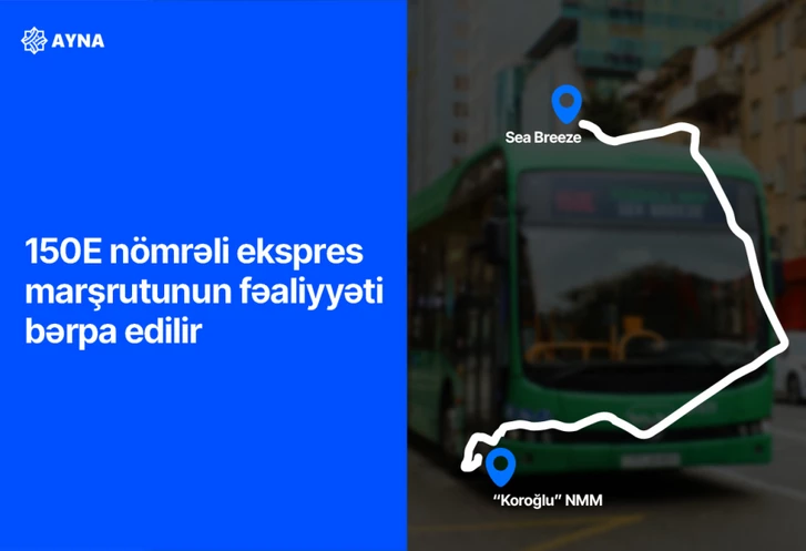 В Баку возобновляет работу автобусный маршрут до Sea Breeze на летний сезон