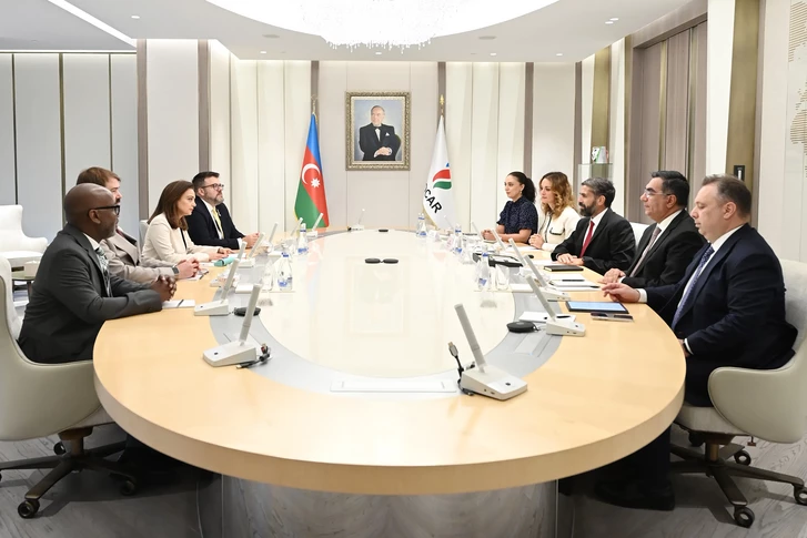 Глава SOCAR Ровшан Наджаф провел встречу с проректором Университета Джорджа Вашингтона