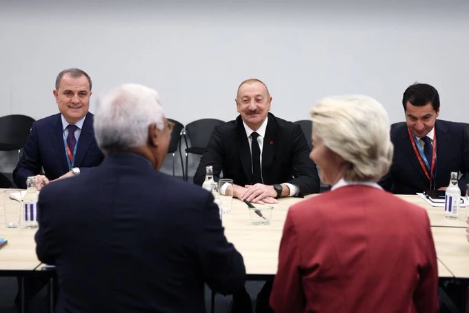 Кошта и фон дер Ляйен назвали конструктивной встречу с Президентом Ильхамом Алиевым
