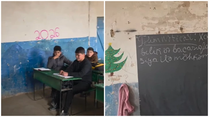 В школе товузского села дети учатся в аварийных условиях