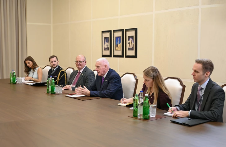 Media.az - Новости Азербайджана - Ильхам Алиев принял государственного министра обороны Великобритании