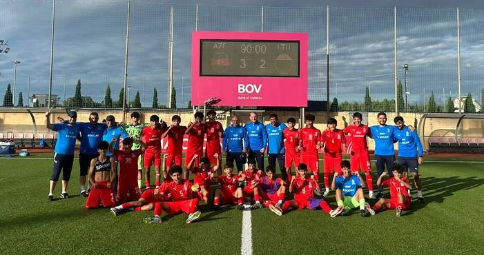 Сборная Азербайджана U-15 завершила выступление на Турнире развития УЕФА