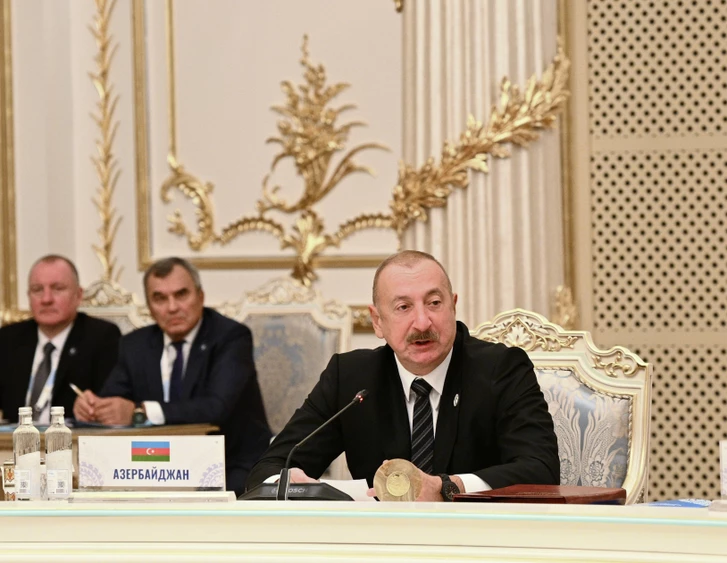 Media.az - Новости Азербайджана - Президент Ильхам Алиев в Душанбе выступил на заседании Совета глав государств СНГ в узком составе