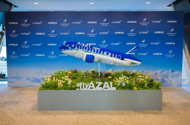 Media.az - Новости Азербайджана - Первый самолет нового поколения Airbus A321neo авиакомпании AZAL прибыл в Баку