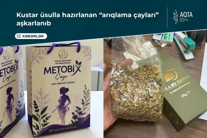 В Азербайджане пресечена торговля чаями для похудения в соцсетях