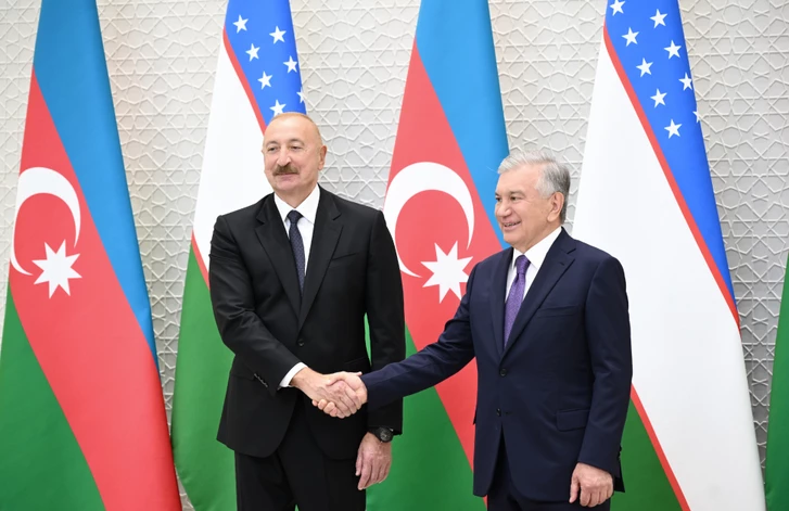 Президент Узбекистана Шавкат Мирзиёев награжден орденом «Гейдар Алиев»