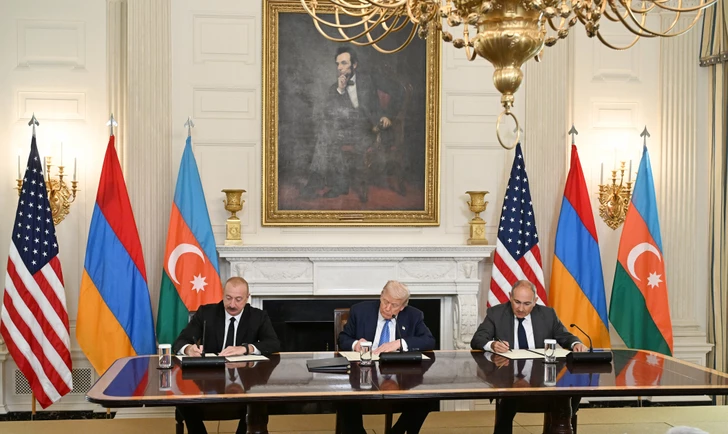 Media.az - Новости Азербайджана - Ильхам Алиев, Дональд Трамп и Никол Пашинян подписали Совместную декларацию - ПОЛНЫЙ ТЕКСТ