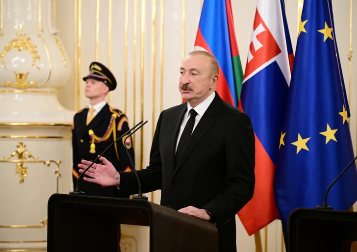Media.az - Новости Азербайджана - Президенты Азербайджана и Словакии выступили с заявлениями для прессы