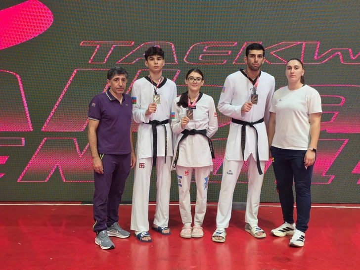 Азербайджанские тхэквондисты завоевали четыре медали на Albania Open