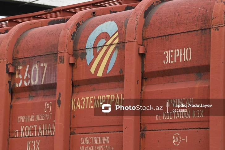 Media.az - Новости Азербайджана - Грузовой поезд с казахстанским зерном для Армении отбыл со станции Биляджари