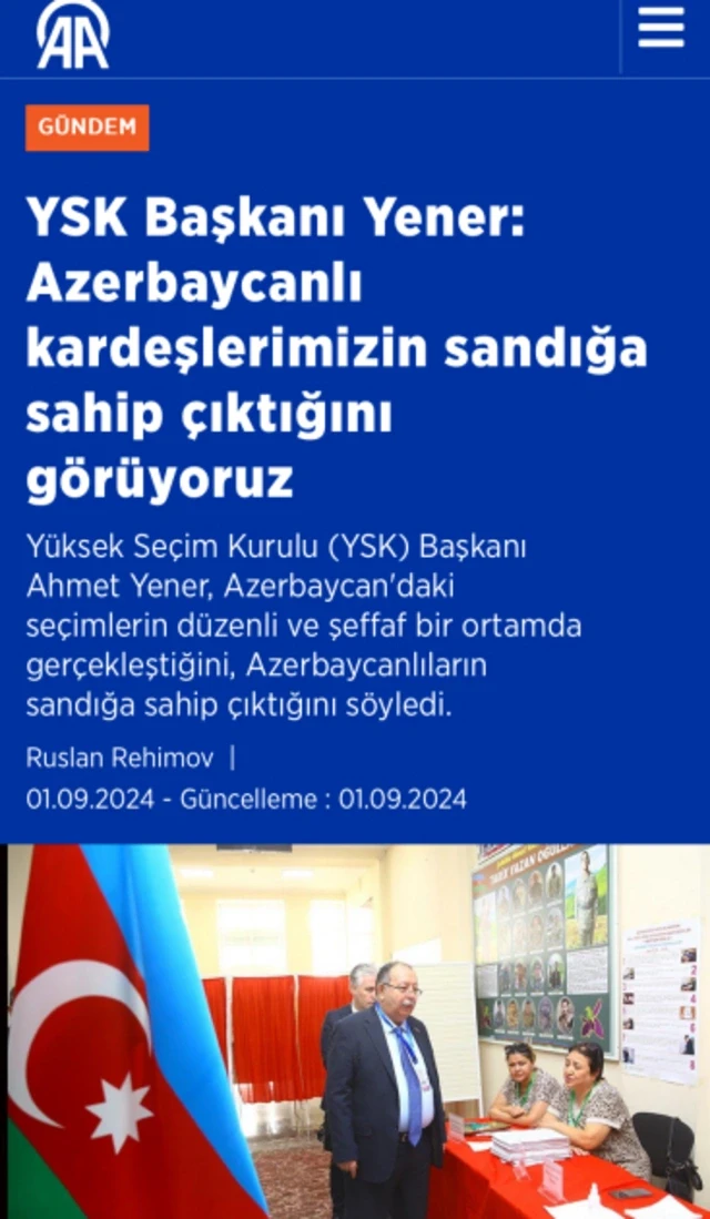 Media.az - Новости Азербайджана - Внеочередные парламентские выборы в Азербайджане - в центре внимания международной прессы