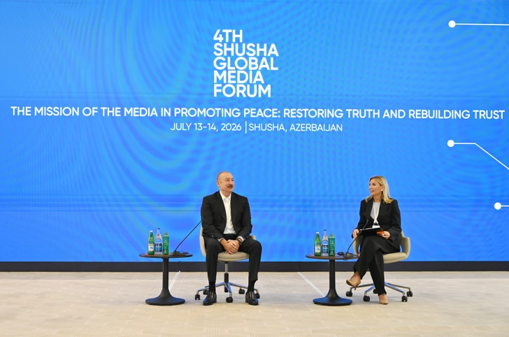 Media.az - Новости Азербайджана - Президент Ильхам Алиев принимает участие в открытии IV Шушинского глобального медиафорума