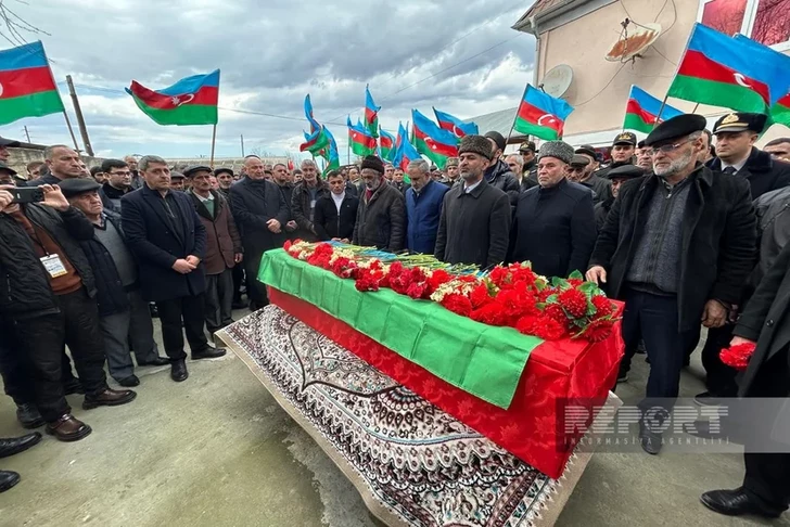 В Уджарском районе прошла церемония прощания с шехидом Азадом Джалиловым