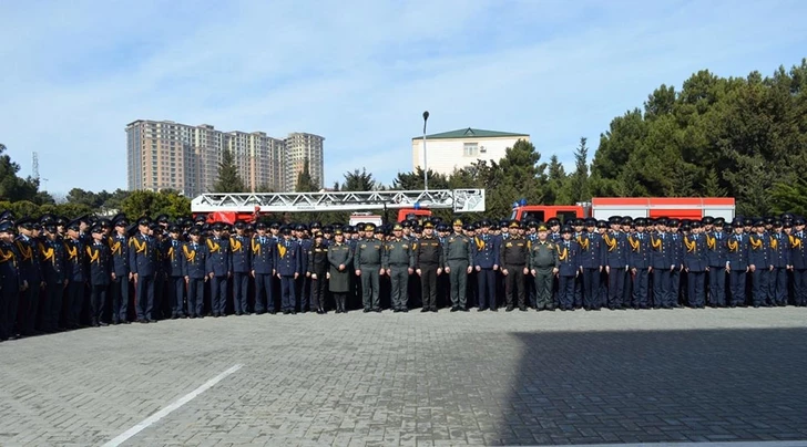 Media.az - Новости Азербайджана - В Военном лицее имени Джамшида Нахчыванского прошли учения по действиям в чрезвычайных ситуациях