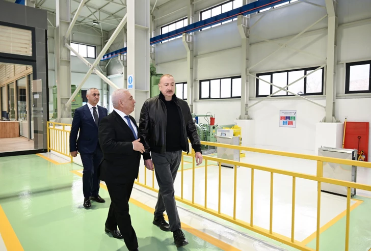 Media.az - Новости Азербайджана - Президент Ильхам Алиев принял участие в открытии ГЭС «Гозлукёрпю» в Агдеринском районе