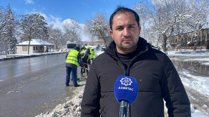 Media.az - Новости Азербайджана - На дороге Баку-Шамахы-Евлах возобновлено беспрепятственное движения транспорта