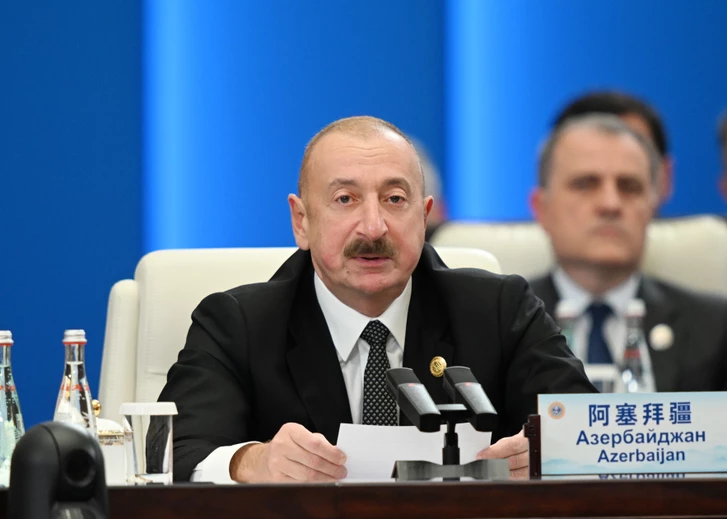 Media.az - Новости Азербайджана - Президент Ильхам Алиев выступил на встрече в формате «ШОС плюс» в Тяньцзине