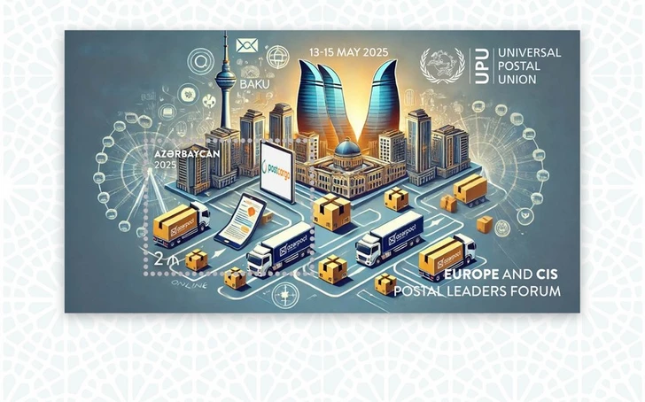 Пламенные башни и Baku Eye: выпущена особая марка к Форуму почтовых служб