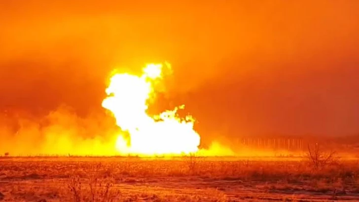 В Сирии загорелся газопровод: пожар не удается потушить