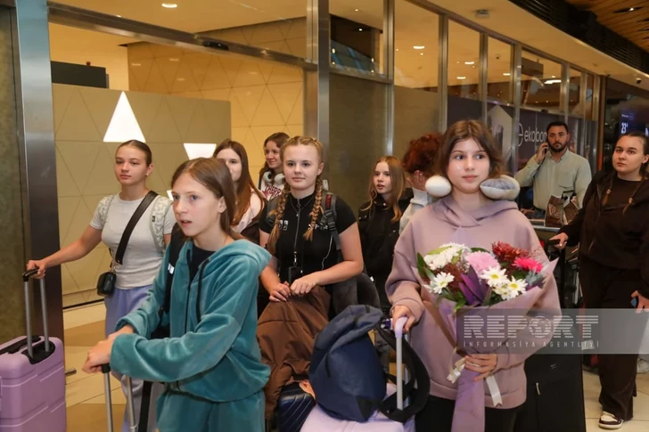 Media.az - Новости Азербайджана - Очередная группа украинских детей прибыла в Азербайджан на реабилитацию