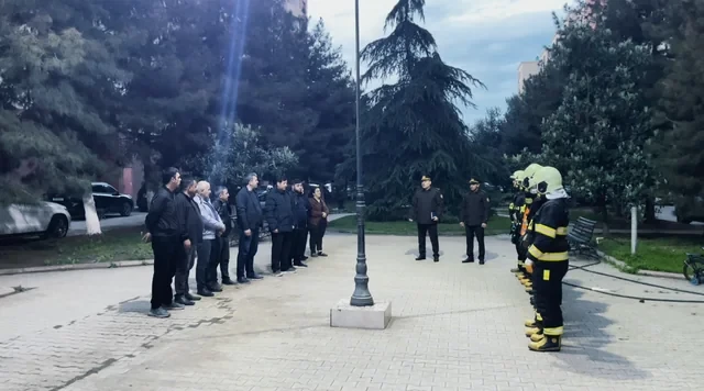 Media.az - Новости Азербайджана - МЧС провело пожарные учения в Гяндже, выявлены недостатки