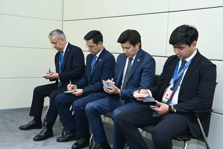 Media.az - Новости Азербайджана - Главы МИД Азербайджана, Узбекистана и Туркменистана провели трехстороннюю встречу в Баку