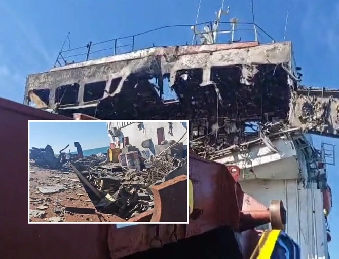 Раненный при атаке дрона в Азовском море гражданин Азербайджана обратился к родным