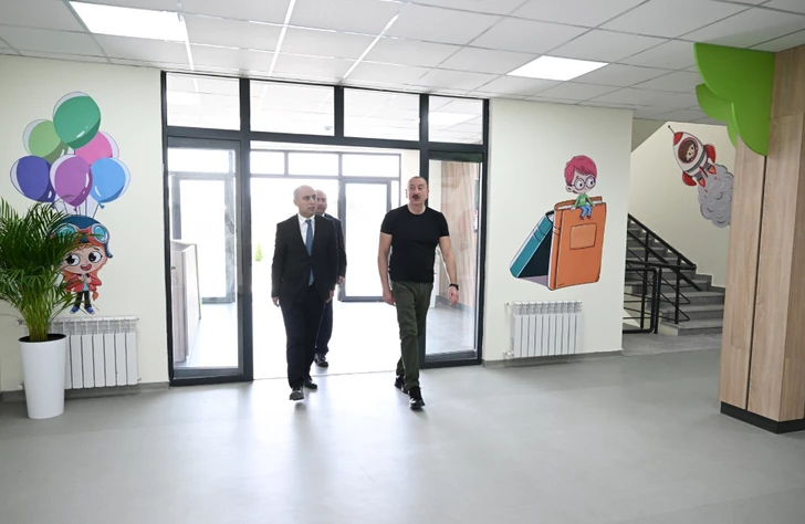 В городе Агдам сданы в эксплуатацию ясли-детский сад  №1