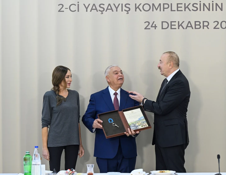 Media.az - Новости Азербайджана - Президент поучаствовал в открытии 2го жилого комплекса в Агдаме