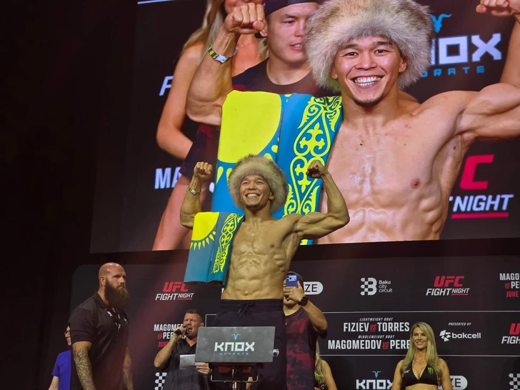 Media.az - Новости Азербайджана - Перед UFC Fight Night в Баку состоялись торжественная церемония взвешивания и битва взглядов