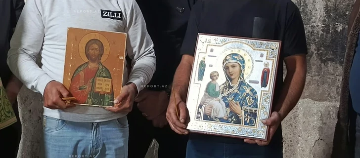 Media.az - Новости Азербайджана - Члены Албано-удинской христианской общины посетили древний монастырь Агоглан в Лачыне