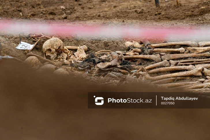 На освобожденных территориях Азербайджана с начала года найдены останки 48 человек