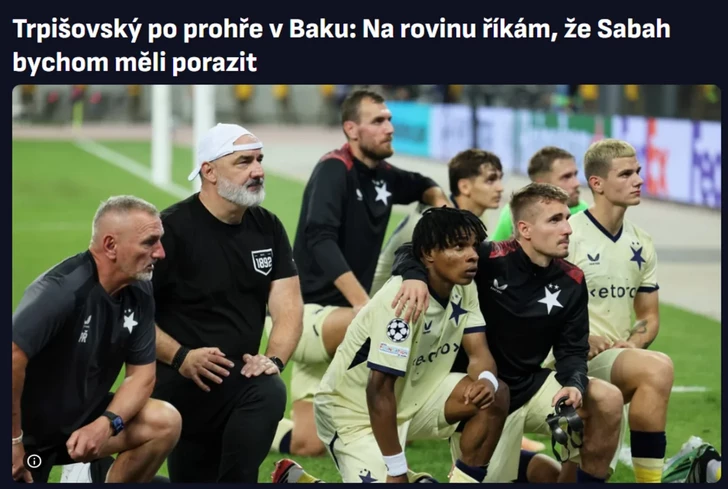 Media.az - Новости Азербайджана - Победа «Сабаха» в Баку: чешская пресса разгромила «Славию» за провал в Лиге чемпионов