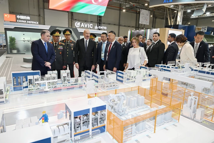 Media.az - Новости Азербайджана - Президент Ильхам Алиев ознакомился с выставками ADEX 2026 и Securex Caspian