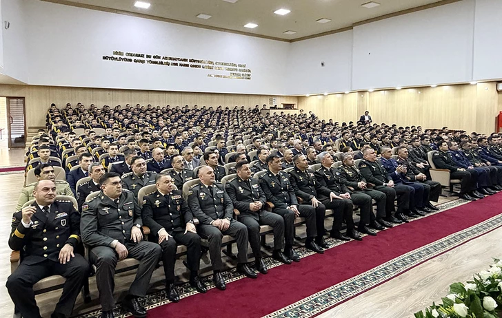 Media.az - Новости Азербайджана - В Военном лицее Нахчыванского прошла 28-я церемония выпуска курса стратегических исследований