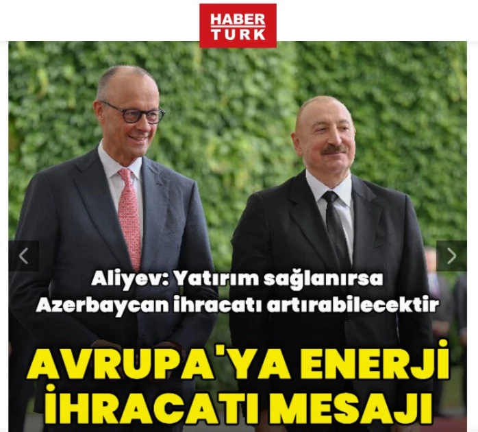 Media.az - Новости Азербайджана - Визит Президента Ильхама Алиева в Германию – в центре внимания масс-медиа Турции
