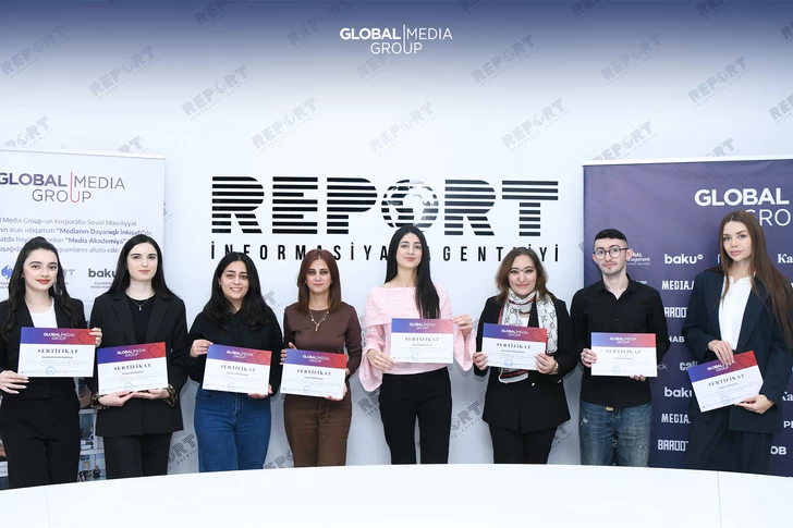 Media.az - Новости Азербайджана - Итоги Медиа Академии «Global Media Group»: 8 будущих специалистов получили сертификаты