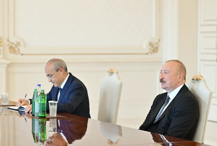 Media.az - Новости Азербайджана - Ильхам Алиев принял президента Объединенного мира борьбы