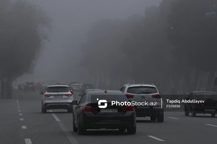 Завтра на дорогах Азербайджана ожидается туман