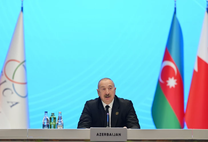 Президент: Азербайджан выступает против двойных стандартов при разрешении конфликтов