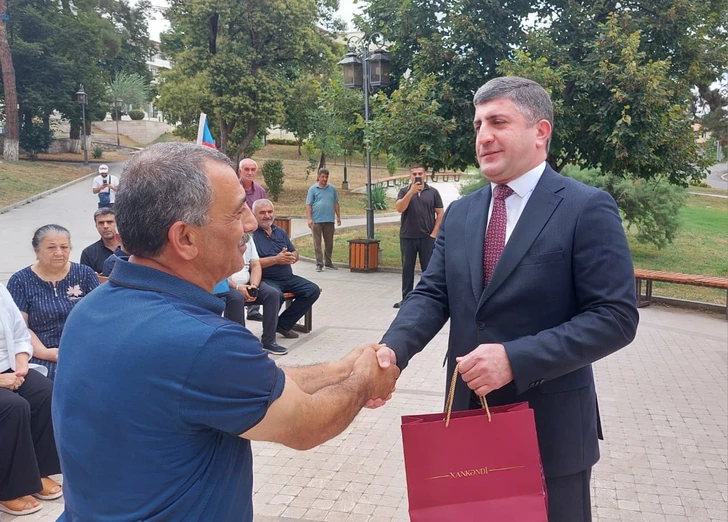 Media.az - Новости Азербайджана - Прибывшим в город Ханкенди семьям вручены ключи от квартир