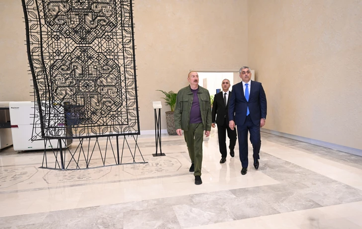 Media.az - Новости Азербайджана - Президент Ильхам Алиев принял участие в открытии отеля «Ханкенди»