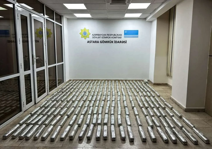 Media.az - Новости Азербайджана - В Астаре задержан грузовик с марихуаной, спрятанной в упаковках с салатом и сельдереем