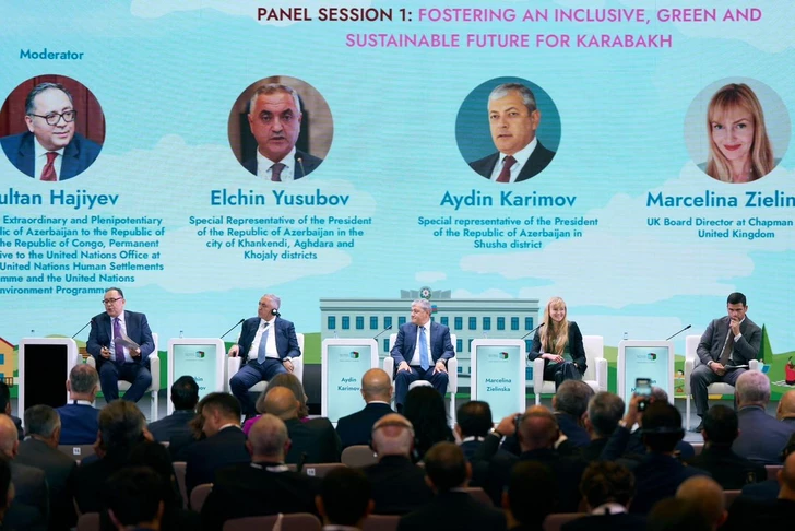 В Ханкенди завершился первый день III Национального градостроительного форума Азербайджана
